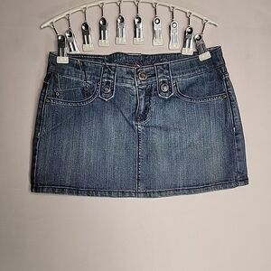 Denim Mini Skirt
